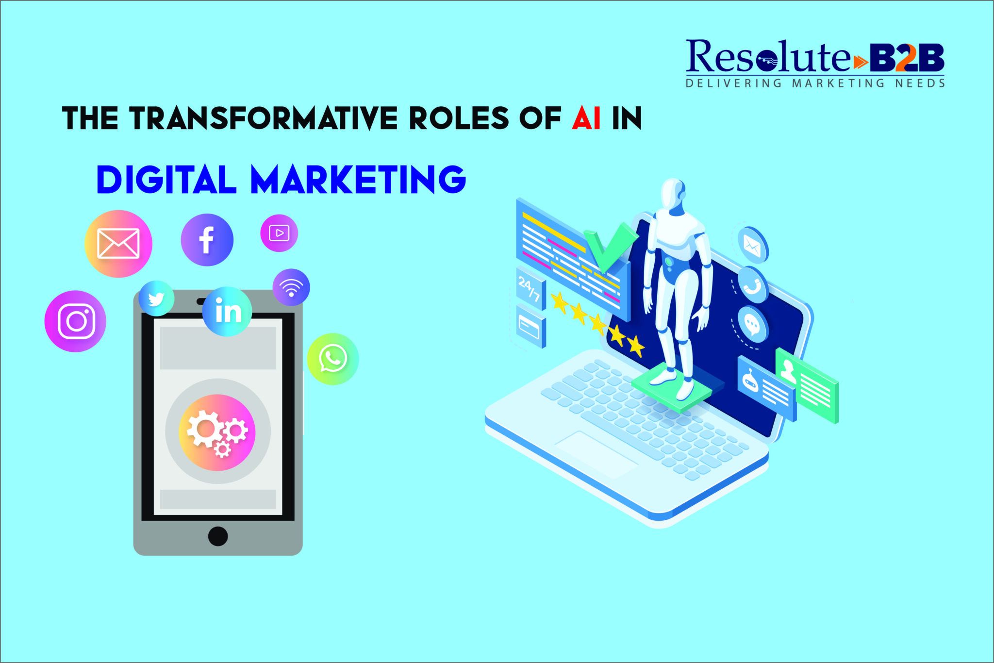 The Transformative Roles Of AI In Digital Marketing - ResoluteB2B